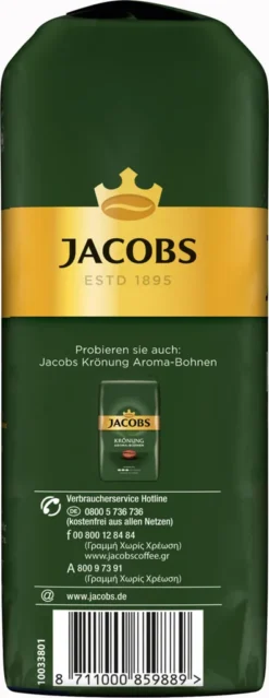 JACOBS Kaffeebohnen Krönung Aroma-Bohne Kräftig 500g Ganze Kaffee Bohnen -Kaffee Angebote 00a693f1e01f8e1c0c6a231eb02e2c41