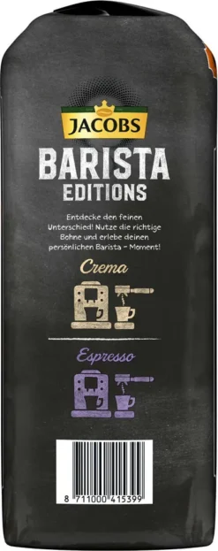 JACOBS Kaffeebohnen Barista Editions Crema Intense 3 Kg Geöstete Bohnen+ 1 Jacobs Barista Becher+ 1 Dose -Kaffee Angebote 028a4712a2d5085cf4d9df4a7c17d6cf
