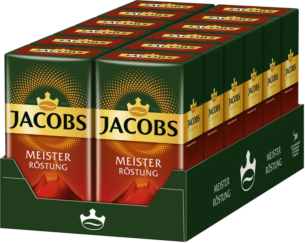 JACOBS Meisterröstung Filterkaffee 12 X 500 G Kaffee Gemahlen 3 JACOBS Meisterröstung Filterkaffee 12 X 500 G Kaffee Gemahlen
