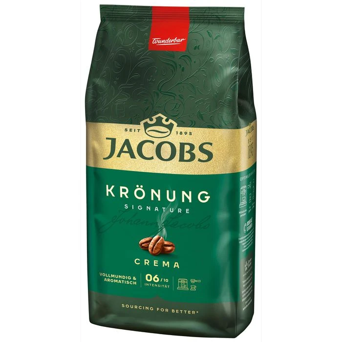 Jacobs Krönung Caffe Crema Bohnen 1 Kg Kaffee 5 Jacobs Krönung Caffe Crema Bohnen 1 Kg Kaffee – Bild 3