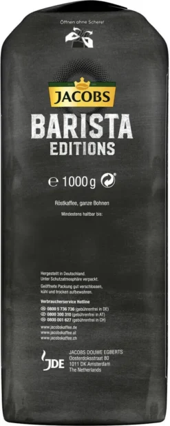 JACOBS Kaffeebohnen Barista Editions Crema 2x1 Kg Ganze Kaffee Bohnen Geröstet 15 JACOBS Kaffeebohnen Barista Editions Crema 2x1 Kg Ganze Kaffee Bohnen Geröstet -Kaffee Angebote 0d63e5e70b92352acebac272499903e4 1