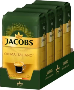JACOBS Kaffeebohnen Expertenröstung Crema Italiano 4x1kg Ganze Kaffee Bohnen 14 JACOBS Kaffeebohnen Expertenröstung Crema Italiano 4x1kg Ganze Kaffee Bohnen -Kaffee Angebote 1148f78efa61ade81832984d7cb29708