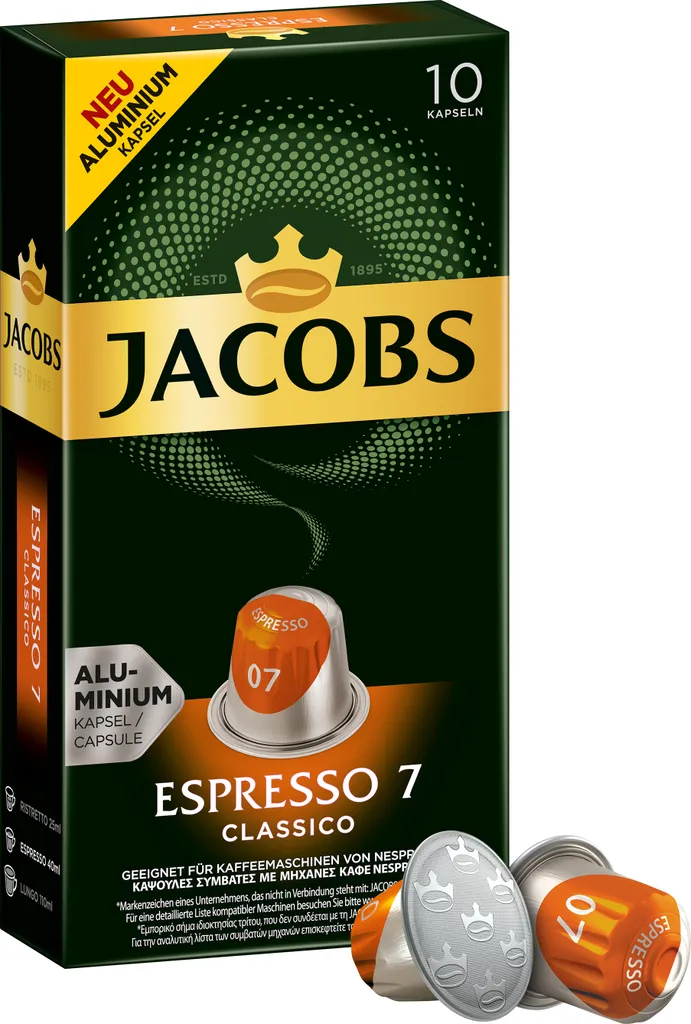 Jacobs Espresso Classico | 10 Nespresso® Komp. Kapseln 4 Jacobs Espresso Classico | 10 Nespresso® Komp. Kapseln – Bild 2