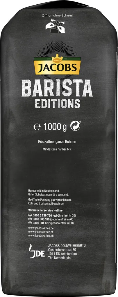 JACOBS Kaffeebohnen Barista Editions Espresso Esproessobohnen 4x1 Kg +2 Dosen 9 JACOBS Kaffeebohnen Barista Editions Espresso Esproessobohnen 4x1 Kg +2 Dosen – Bild 7