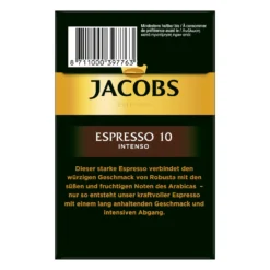 JACOBS Kapseln Espresso Intenso 5 X 40 Nespresso®* Kompatible Kaffeekapseln -Kaffee Angebote 211cd9c21037908ffa6427126694d593