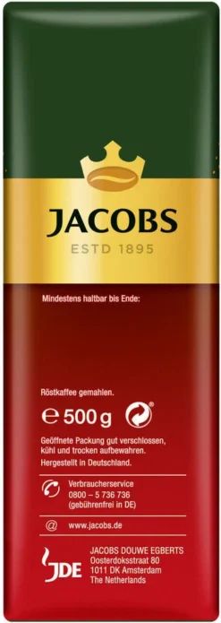 JACOBS Filterkaffee Meisterröstung 6 X 500g Pulver-Kaffee Gemahlen Röstkaffee 11 JACOBS Filterkaffee Meisterröstung 6 X 500g Pulver-Kaffee Gemahlen Röstkaffee -Kaffee Angebote 2333e19930ae3fd054ea733728a59e5c 1
