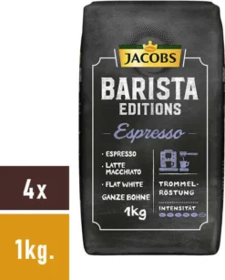 Jacobs Barista Editions Espresso, Bohnenkaffee, Ganze Bohnen, Röstkaffee, Kaffeebohnen, 4 X 1000 G 13 Jacobs Barista Editions Espresso, Bohnenkaffee, Ganze Bohnen, Röstkaffee, Kaffeebohnen, 4 X 1000 G -Kaffee Angebote 2630bca9ac73955197f54e35eaa5bd11