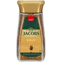 Jacobs Kaffee Gold, Löslicher Kaffee, Im Glas, 200g