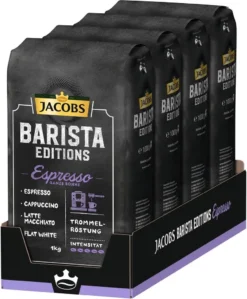 Jacobs Barista Editions Espresso, Bohnenkaffee, Ganze Bohnen, Röstkaffee, Kaffeebohnen, 4 X 1000 G 12 Jacobs Barista Editions Espresso, Bohnenkaffee, Ganze Bohnen, Röstkaffee, Kaffeebohnen, 4 X 1000 G -Kaffee Angebote 28fa251b10a6c239146969d32e98d65f