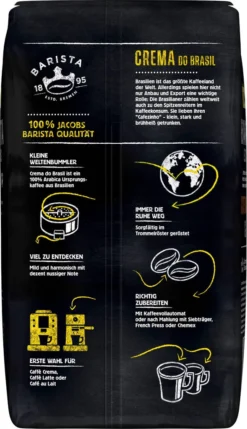 JACOBS Kaffeebohnen Barista Editions Crema Do Brasil 4 X 1 Kg Geröstete Bohnen 20 JACOBS Kaffeebohnen Barista Editions Crema Do Brasil 4 X 1 Kg Geröstete Bohnen -Kaffee Angebote 29ab45bad822726524c2300de711a416