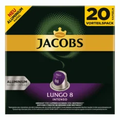 Jacobs Lungo 8 Intenso, Kaffeekapseln, Nespresso Kompatibel, Kaffee, 200 Kapseln, á 5.2 G -Kaffee Angebote 2abb46b14f8331e98702b40ac8f72995