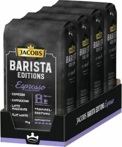 JACOBS Kaffeebohnen Barista Editions Espresso Esproessobohnen 4x1 Kg +2 Dosen 11 JACOBS Kaffeebohnen Barista Editions Espresso Esproessobohnen 4x1 Kg +2 Dosen -Kaffee Angebote 2d7aa52c95bedfbd3733ea2c20feedad
