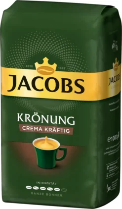 JACOBS Kaffeebohnen Krönung Crema Kräftig 3 Kg Geröstete Ganze Bohnen + 1 Jacobs Barista Becher + 1 Dose -Kaffee Angebote 2f14e5d5a708b571253680195fb3c668 1