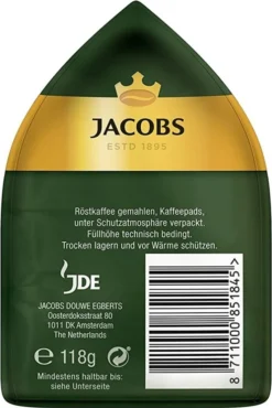 Jacobs Crema Pads Mild | 18 Senseo Kompatible Kaffeepads 118 G 9 Jacobs Crema Pads Mild | 18 Senseo Kompatible Kaffeepads 118 G -Kaffee Angebote 2ffd5f1d88e604aeedb8f50fb14227a9