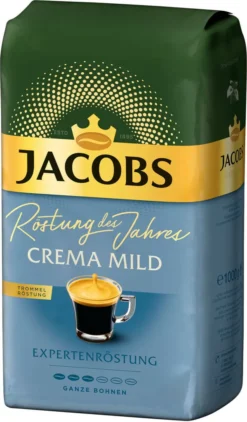 JACOBS Kaffeebohnen Expertenröstung Crema Mild Röstung Des Jahres 3 Kg Ganze Geröstete Bohnen + 1 Jacobs Barista Becher+ 1 Dose -Kaffee Angebote 300882f3b1a95a96e1b61c177445033e 1