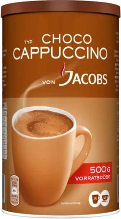 JACOBS Löskaffee Typ Choco Cappuccino 500 G Dose Löslicher Kaffee Mit Kakao 8 JACOBS Löskaffee Typ Choco Cappuccino 500 G Dose Löslicher Kaffee Mit Kakao -Kaffee Angebote 31d9a9b7d6419757fe5f8865c171d599