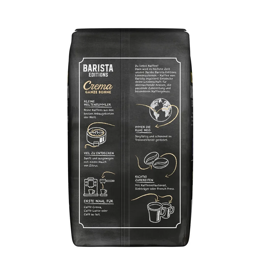 Jacobs Barista Editions Crema | Ganze Bohne | 1000g 6 Jacobs Barista Editions Crema | Ganze Bohne | 1000g – Bild 4
