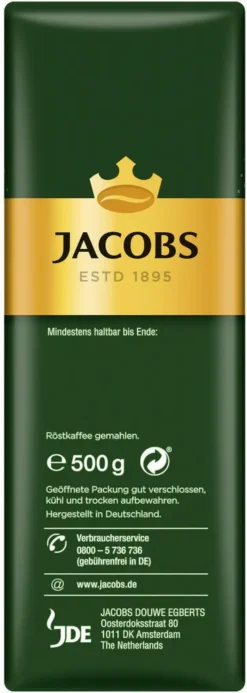 JACOBS Filterkaffee Krönung 6x500g Pulver-Kaffee Gemahlen Röstkaffee 1,5kg 11 JACOBS Filterkaffee Krönung 6x500g Pulver-Kaffee Gemahlen Röstkaffee 1,5kg -Kaffee Angebote 3727be2faf9dff5a6748260d68714306