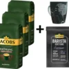 JACOBS Kaffeebohnen Krönung Crema Kräftig 3 Kg Geröstete Ganze Bohnen + 1 Jacobs Barista Becher + 1 Dose -Kaffee Angebote 397cf7cc2f881b924c9a4b85fd20c70b