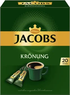 JACOBS Löskaffee Krönung 16 X 20 Sticks Löslicher Kaffee Instantkaffee 320 Getränke -Kaffee Angebote 3be92f8512dab1d9dd7c9199dd1d7c1f