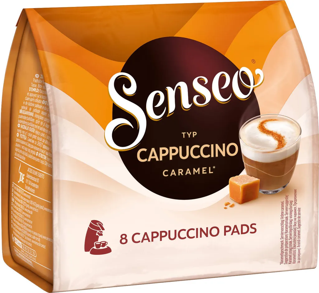 SENSEO Typ Cappuccino Caramel Pads 10er Pack 10 X 8 Getränke 5 SENSEO Typ Cappuccino Caramel Pads 10er Pack 10 X 8 Getränke – Bild 3