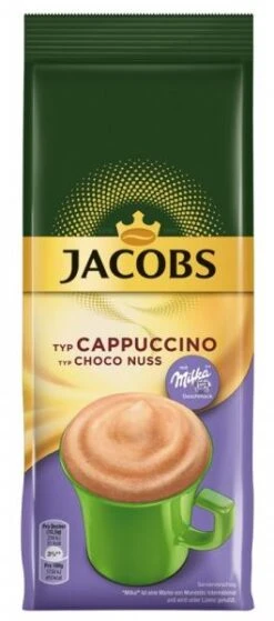 Jacobs Cappuccino Choco Nuss, Kaffeespezialitäten, Nachfüllbeutel