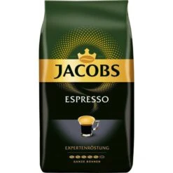 Jacobs Kaffee Espresso, Ganze Bohnen, Kräftig, 1kg