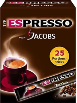Jacobs Typ Espresso Sticks | Löslicher Kaffee | 25 Portionen -Kaffee Angebote 488f1480f0411036b58a4f153a7f2a67