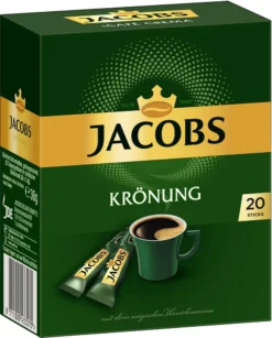 JACOBS Löskaffee Krönung 16 X 20 Sticks Löslicher Kaffee Instantkaffee 320 Getränke -Kaffee Angebote 4ce4c67dd85112c9595d8eed20287abf