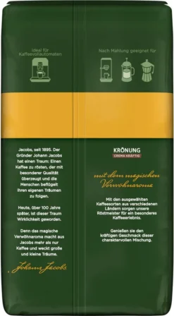 JACOBS Kaffeebohnen Krönung Crema Kräftig 3 Kg Geröstete Ganze Bohnen + 1 Jacobs Barista Becher + 1 Dose -Kaffee Angebote 4d508ba7fc143066fb56757abdde1bae 1