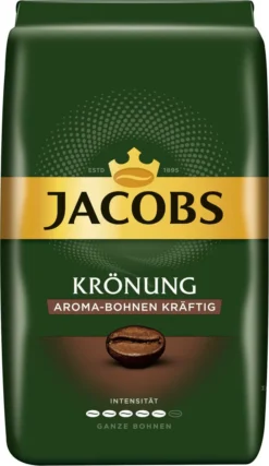 JACOBS Kaffeebohnen Krönung Aroma-Bohne Kräftig 12 X 500 G Ganze Bohne -Kaffee Angebote 50564f92b4fff87aa19f41252a359bab 1