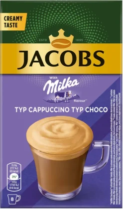 JACOBS Löskaffee Typ Cappuccino Milka* Geschmack 10 X 8 Sticks - 80 Getränke -Kaffee Angebote 50c3c536b083c349d400fffcc284edb5