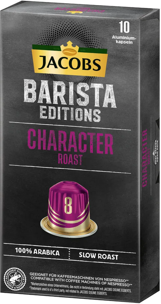 JACOBS Kapseln Barista Editions Character Roast 8 10x10 Nespresso®* Kompatibel 7 JACOBS Kapseln Barista Editions Character Roast 8 10x10 Nespresso®* Kompatibel – Bild 5