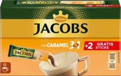 JACOBS Löskaffee 3in1 Typ Caramel Löslicher Kaffee 12 X 10+2 Getränke Sticks 10 JACOBS Löskaffee 3in1 Typ Caramel Löslicher Kaffee 12 X 10+2 Getränke Sticks -Kaffee Angebote 5379d56ad0dc863e2696311b4a023bc4