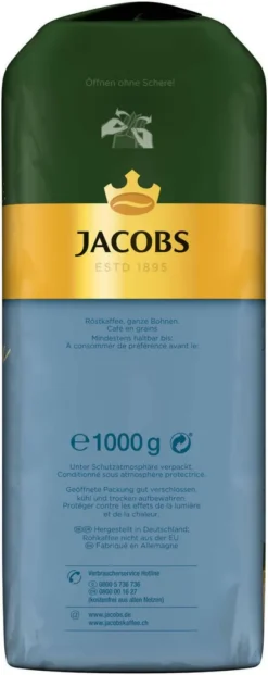 JACOBS Kaffeebohnen Expertenröstung Crema Mild Röstung Des Jahres 2 X 1 Kg + 1 Aluminium Dose Barista Design 19 JACOBS Kaffeebohnen Expertenröstung Crema Mild Röstung Des Jahres 2 X 1 Kg + 1 Aluminium Dose Barista Design -Kaffee Angebote 53e69d924f869610b15d884731fa2c85 2