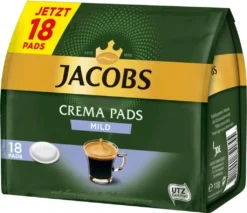 Jacobs Crema Pads Mild | 18 Senseo Kompatible Kaffeepads 118 G 8 Jacobs Crema Pads Mild | 18 Senseo Kompatible Kaffeepads 118 G -Kaffee Angebote 54b7aae3577b84bc7a9a7ccbbef8da74