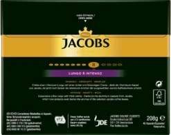 JACOBS Kapseln Nespresso®* Kompatibel 2 X 40 Lungo 8 Intenso + 2 X 40 Espresso 10 Intenso XXL-Pack - Insgesamt 160 Getränke -Kaffee Angebote 579039b67a64a47c167969a6b55955ae