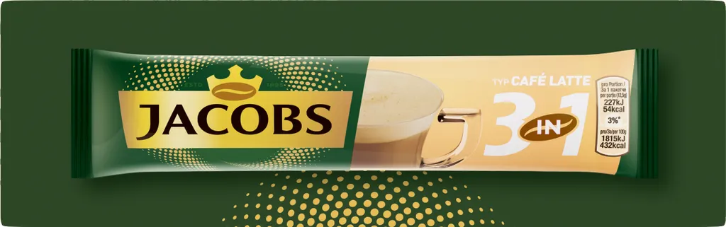 Jacobs 3in1 Sticks Café Latte | Löslicher Kaffee | 10 Portionen 6 Jacobs 3in1 Sticks Café Latte | Löslicher Kaffee | 10 Portionen – Bild 4