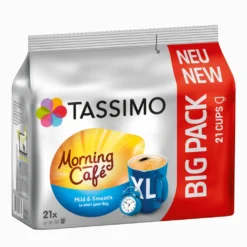 TASSIMO Morning Café XL Mild & Smooth, Kaffeekapseln, XL 21er -Kaffee Angebote 6167c6f7825e1c7d996eb7ff8d0740ac