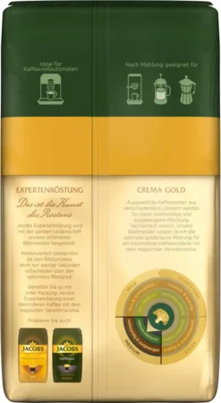 JACOBS Kaffeebohnen Expertenröstung Crema Gold 2 X 1 Kg Ganze Kaffee Bohnen Geröstet 13 JACOBS Kaffeebohnen Expertenröstung Crema Gold 2 X 1 Kg Ganze Kaffee Bohnen Geröstet -Kaffee Angebote 65e5ee3ef0f2e176e13bc88f24f7574a 2