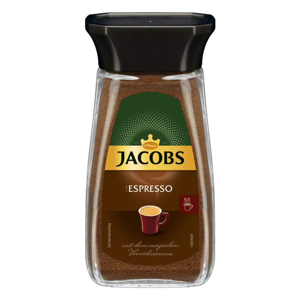 Jacobs Espresso, Löslicher Kaffee, Instantkaffee, Instant Kaffee, Löskaffee, Glas, 100 G 6 Jacobs Espresso, Löslicher Kaffee, Instantkaffee, Instant Kaffee, Löskaffee, Glas, 100 G – Bild 4