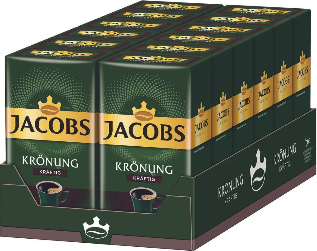 JACOBS Krönung Kräftig Filterkaffee 12 X 500 G Kaffee Gemahlen 5 JACOBS Krönung Kräftig Filterkaffee 12 X 500 G Kaffee Gemahlen – Bild 3