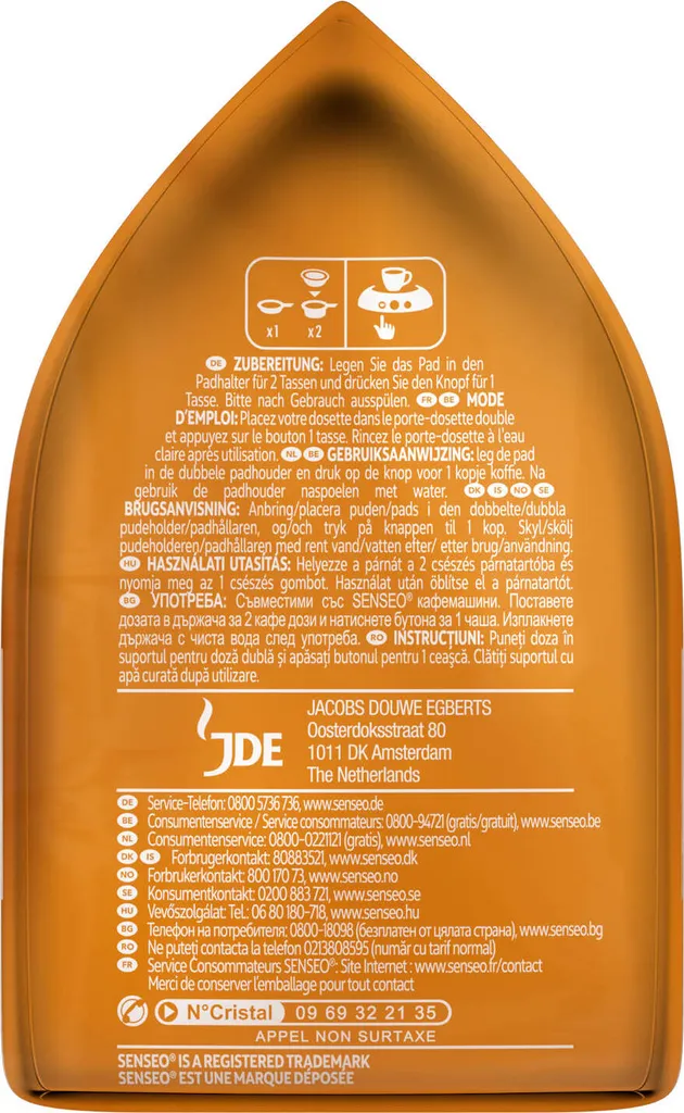 SENSEO Typ Cappuccino Caramel Pads 10er Pack 10 X 8 Getränke 8 SENSEO Typ Cappuccino Caramel Pads 10er Pack 10 X 8 Getränke – Bild 6