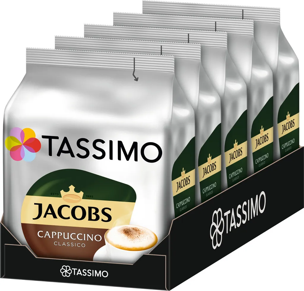 Tassimo Jacobs Cappuccino Classico (5 X 8 Getränke) 3 Tassimo Jacobs Cappuccino Classico (5 X 8 Getränke)