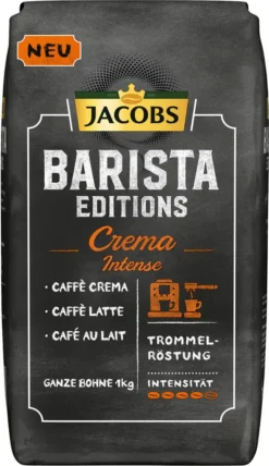 Jacobs Barista Editions Crema Intense, Bohnenkaffee, Ganze Bohnen, Röstkaffee, Kaffeebohnen, 4 X 1000 G 9 Jacobs Barista Editions Crema Intense, Bohnenkaffee, Ganze Bohnen, Röstkaffee, Kaffeebohnen, 4 X 1000 G -Kaffee Angebote 726a71cd0d7d2c35191da9012afe6c6d