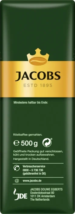 Jacobs Filterkaffee Krönung Kräftig | Gemahlen | 500g -Kaffee Angebote 78f2b22287bdf428948bccbc8c06038b