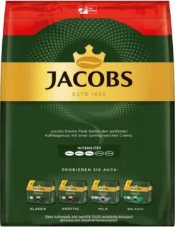 JACOBS Kaffeepads Crema Classic UTZ- 5 X 36 Getränke Pads Vorteilspack 13 JACOBS Kaffeepads Crema Classic UTZ- 5 X 36 Getränke Pads Vorteilspack -Kaffee Angebote 7d882e32fb753942dec2700e472eb96c