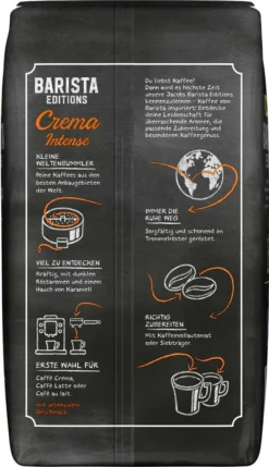 JACOBS Kaffeebohnen Barista Editions Crema Intense 3 Kg Geöstete Bohnen+ 1 Jacobs Barista Becher+ 1 Dose -Kaffee Angebote 8440c723851085915bbad5a50d31f929