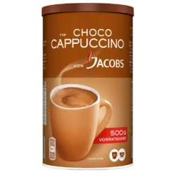 JACOBS Typ Choco Cappuccino 6 X 500 G Cappuccinopulver Löslich 6 Dosen 9 JACOBS Typ Choco Cappuccino 6 X 500 G Cappuccinopulver Löslich 6 Dosen -Kaffee Angebote 8547168e546ec01a024400cd2f7b10f4