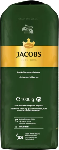 JACOBS Kaffeebohnen Krönung Crema Kräftig 3 Kg Geröstete Ganze Bohnen + 1 Jacobs Barista Becher + 1 Dose -Kaffee Angebote 8bc875d1bebbbf8fa9b4f1ab391edd57 1